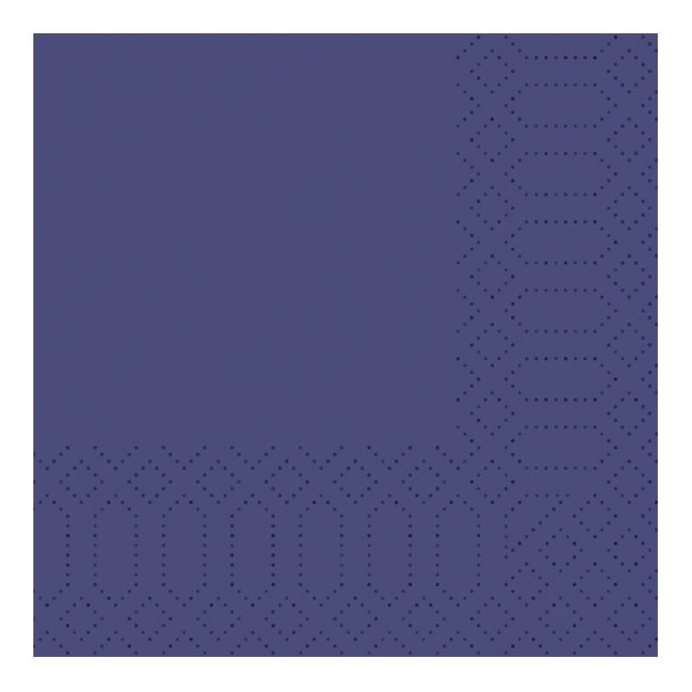 TOVAGLIOLINI 2VELO BLU SCURO 24x24 300P COD. 168384 DUNI